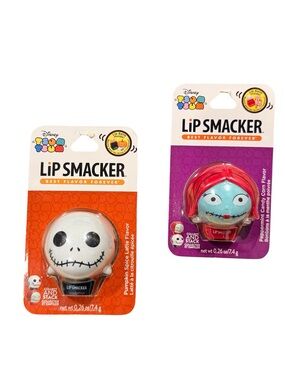 Disney Tsum Tsum Lip Smacker Jack Skellington & Sally Set Rare Disney Collectors